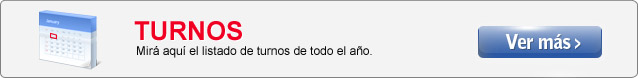 TURNOS. Mirá aquí el listado completo de turnos de todo el año 2014.